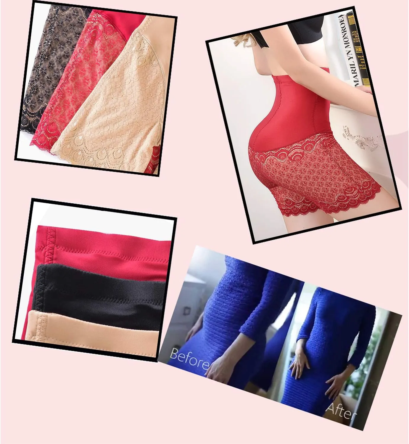 Women Waist Trainer Butt Lifter Shapewear Postpartum Girdle Body Shaper High Waist Tummy Control Panties Slimming Underwear