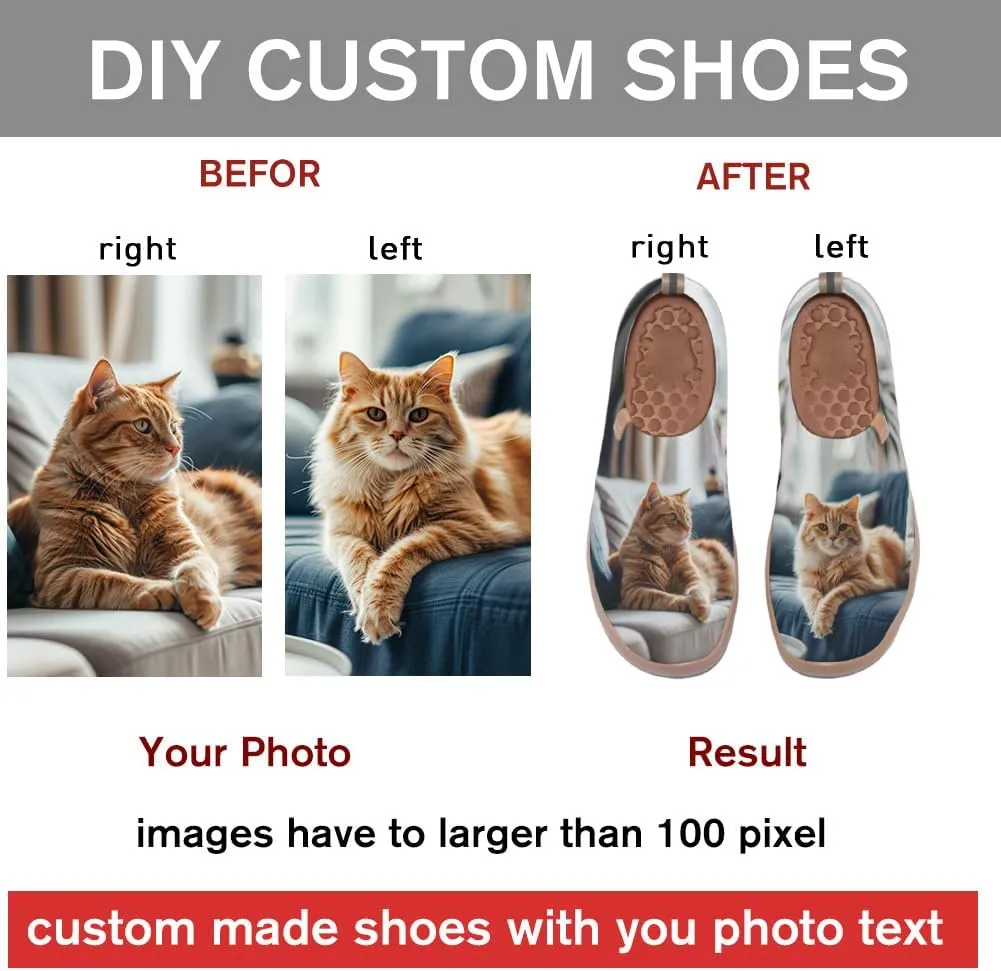 Women's Art Painted Casual Loafers Knitted Travel Slip On Shoes Lightweight Comfort Walking Sneakers