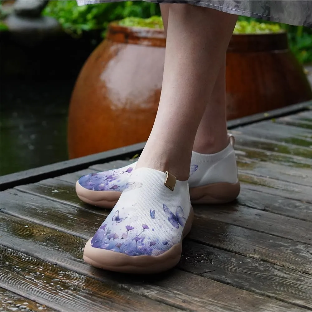 Women's Art Travel Shoes Slip On Casual Cozy Loafers Lightweight Comfort Fashion Sneaker