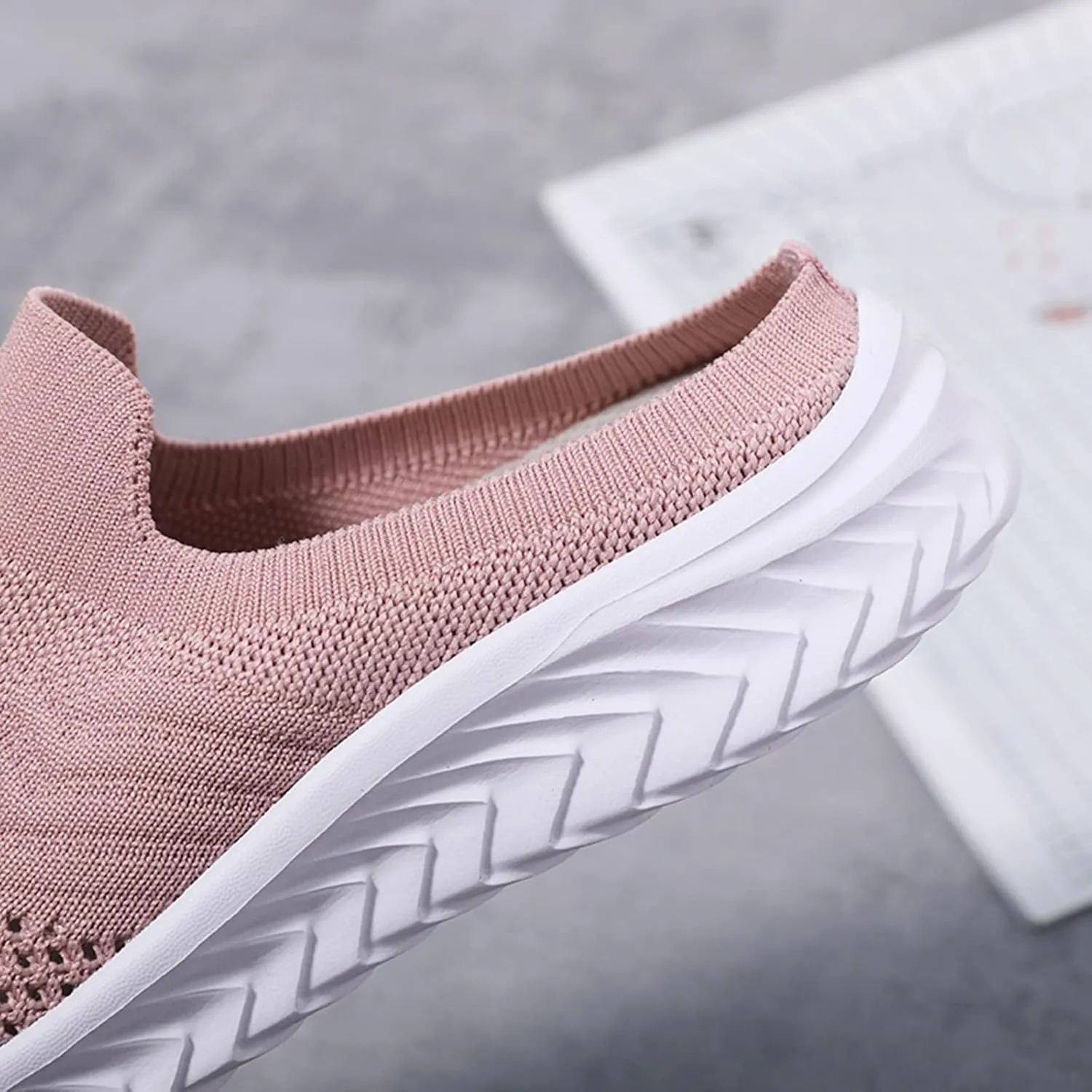 Women's Backless Slip on Mesh Sneakers Shoes Mens Casual Shoes Dressy Black Casual Shoes Waterproof Sneakers White Tennis Shoe Cross Trainer Shoe