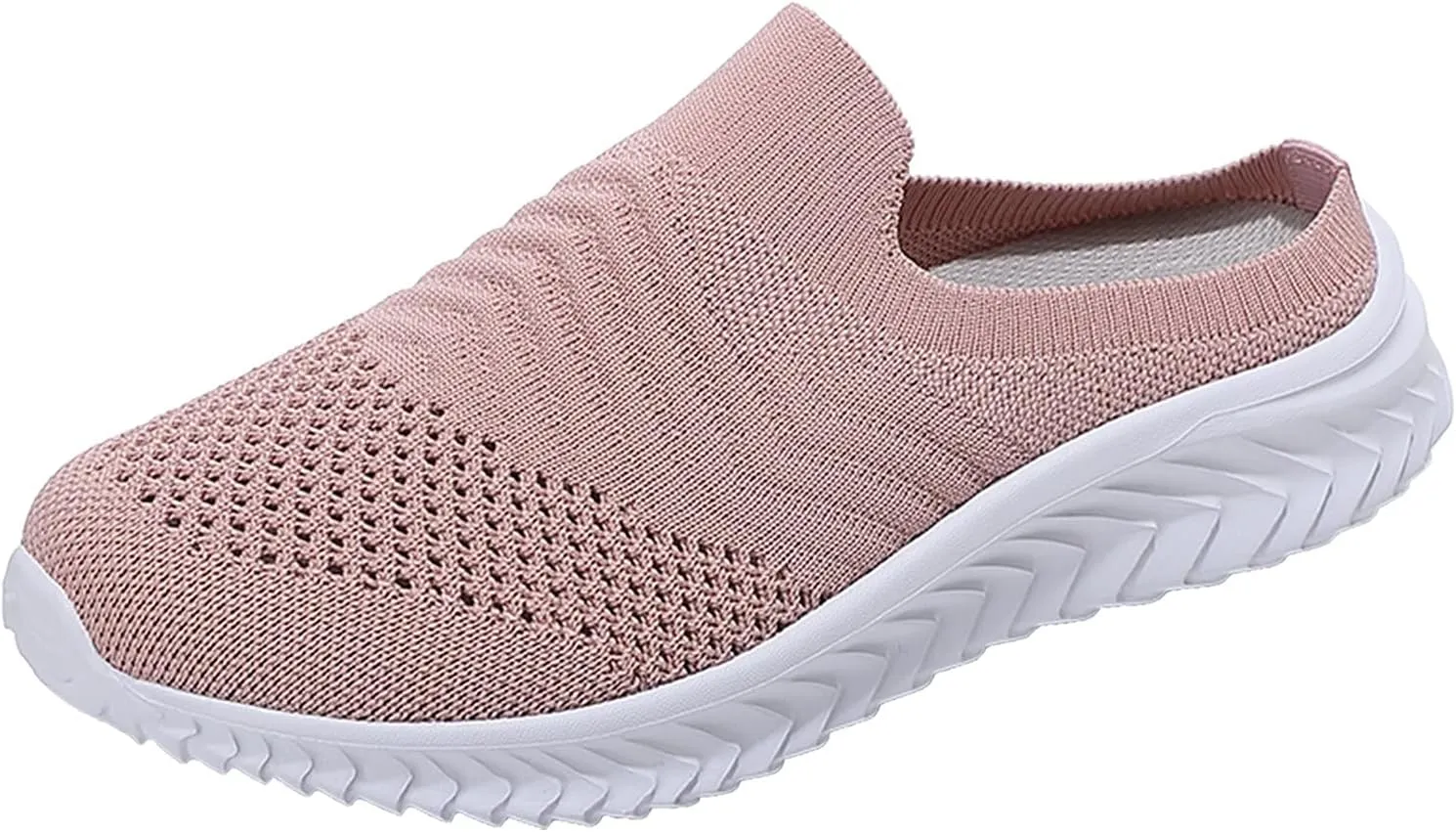 Women's Backless Slip on Mesh Sneakers Shoes Mens Casual Shoes Dressy Black Casual Shoes Waterproof Sneakers White Tennis Shoe Cross Trainer Shoe