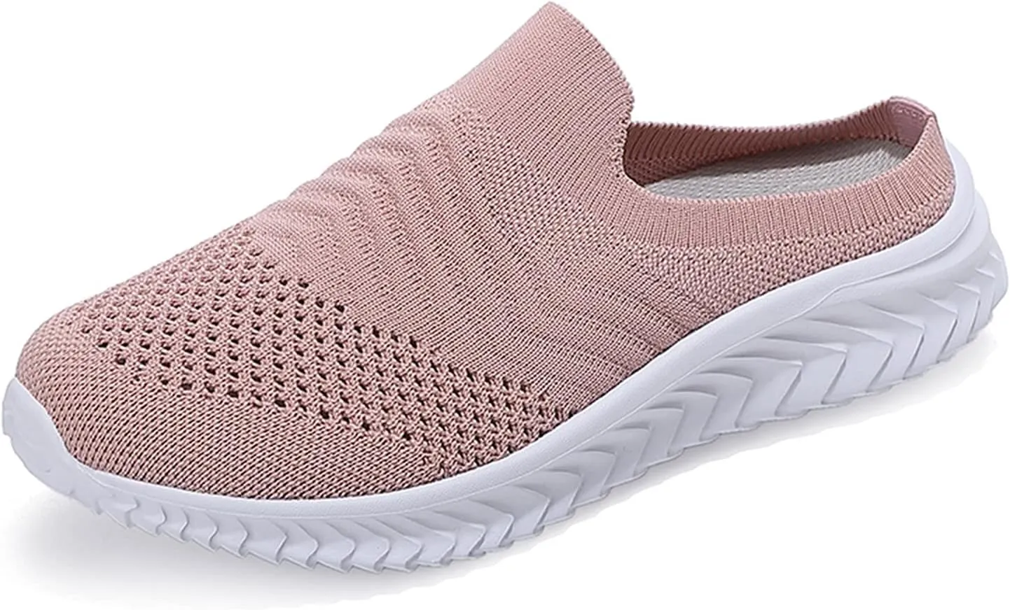 Women's Backless Slip on Mesh Sneakers Shoes Mens Casual Shoes Dressy Black Casual Shoes Waterproof Sneakers White Tennis Shoe Cross Trainer Shoe