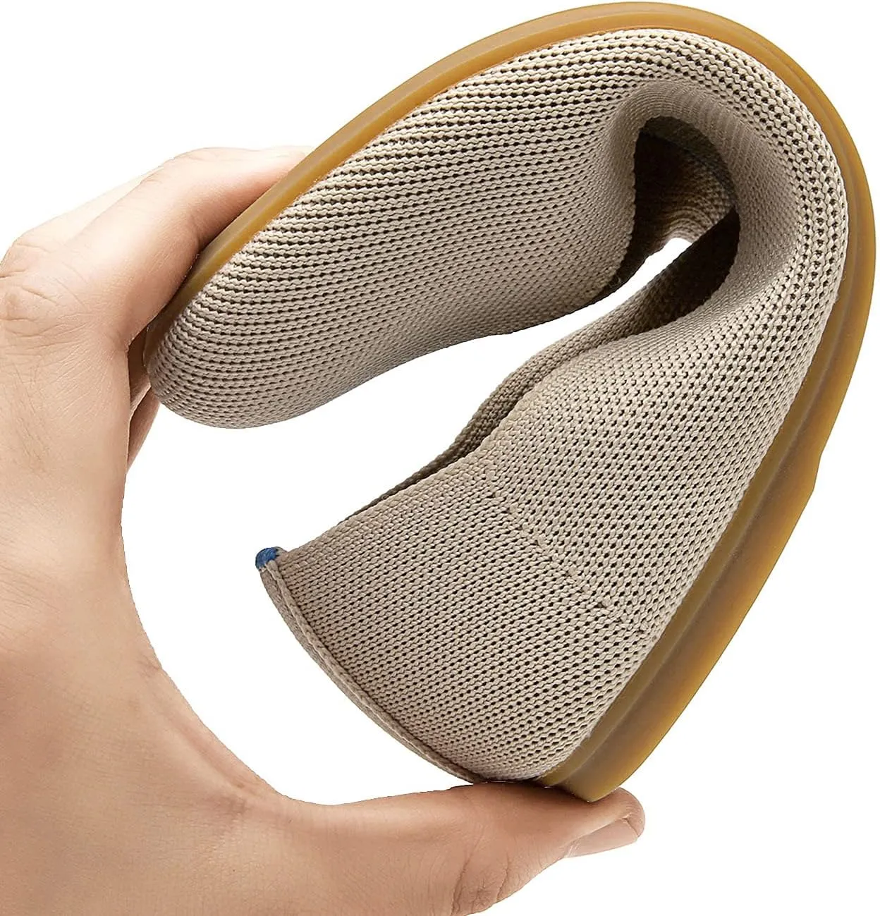 Women's Ballet Flat Dressy Casual Knit Shoes Round Toe Women Mesh Flats