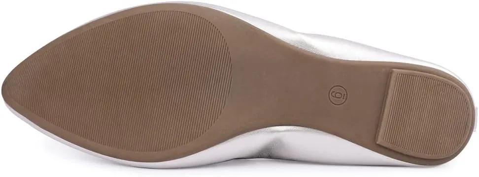 Women's Ballet Flat Slip On Flats - Classic Casual Dress Shoes, Foldable Portable Travel Ballet Walking Shoes