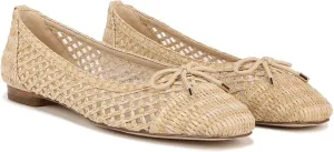 Women's Ballet Flats Fashionable Bow Weavy Squared Toe Casual Comfortable Breathable Mary Jane Flats Shoes