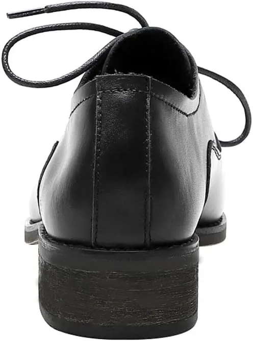 Women's Brogue Lace-up Leather Oxford