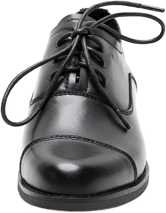 Women's Brogue Lace-up Leather Oxford