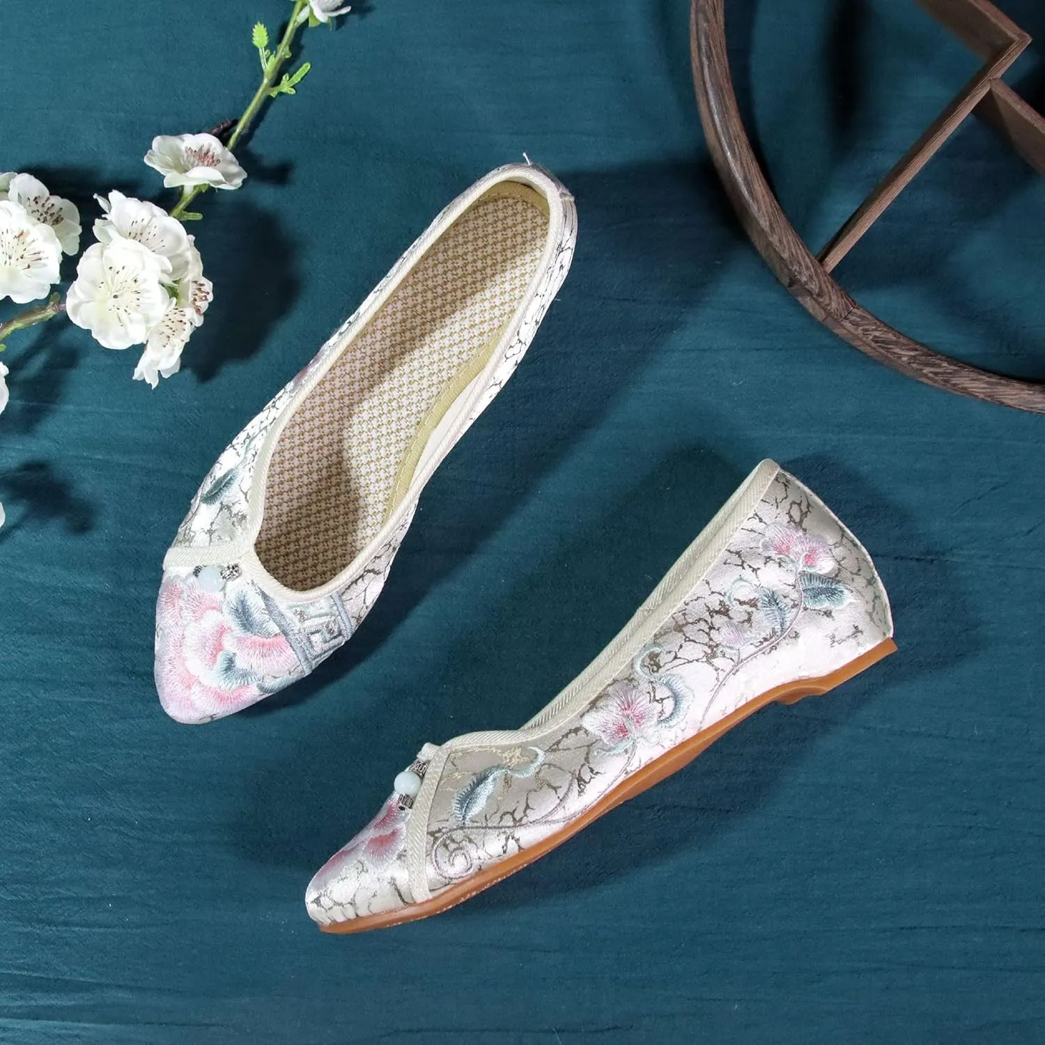 Women's Classic Ballet Flat Flats Shoes Pointed Toe Slip On