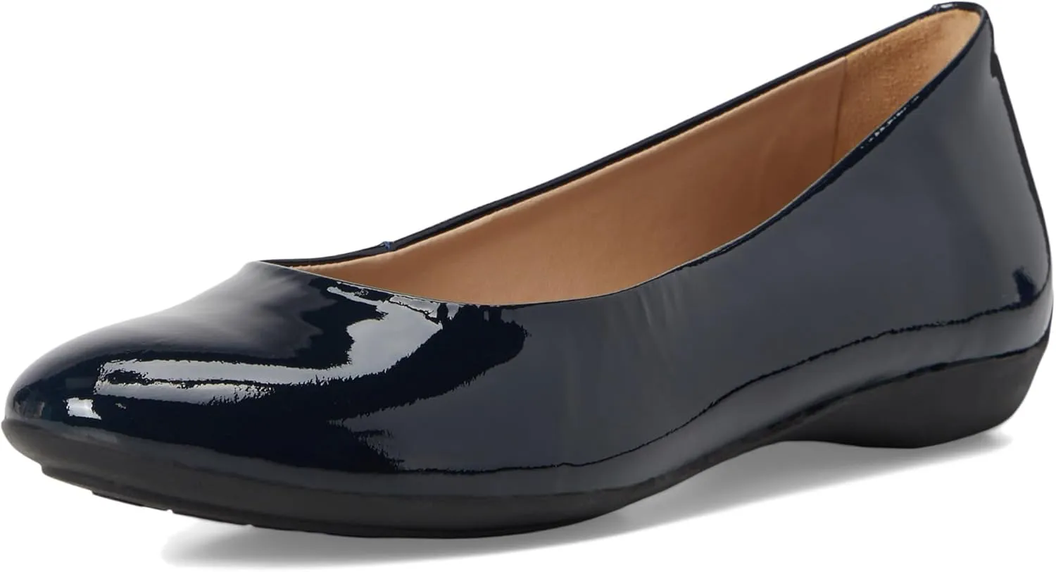 Women's Genuine Leather Comfort Slip on Ballet Flats