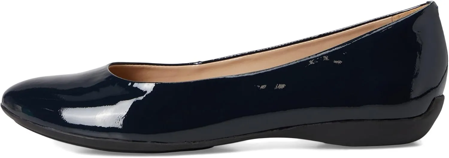 Women's Genuine Leather Comfort Slip on Ballet Flats