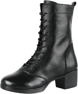 Women's Jazz Boots Leather Dancing Shoes for Girls Ladies Split Sole Casual Dance Shoes