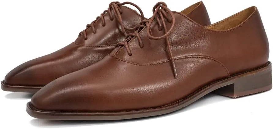 Women's Lace-up Leather Oxford