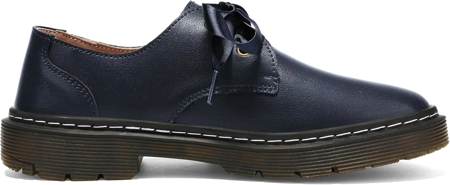 Women's Lace-up Loafers Slip-on Comfortable & Light-Weight Office Dress Shoes