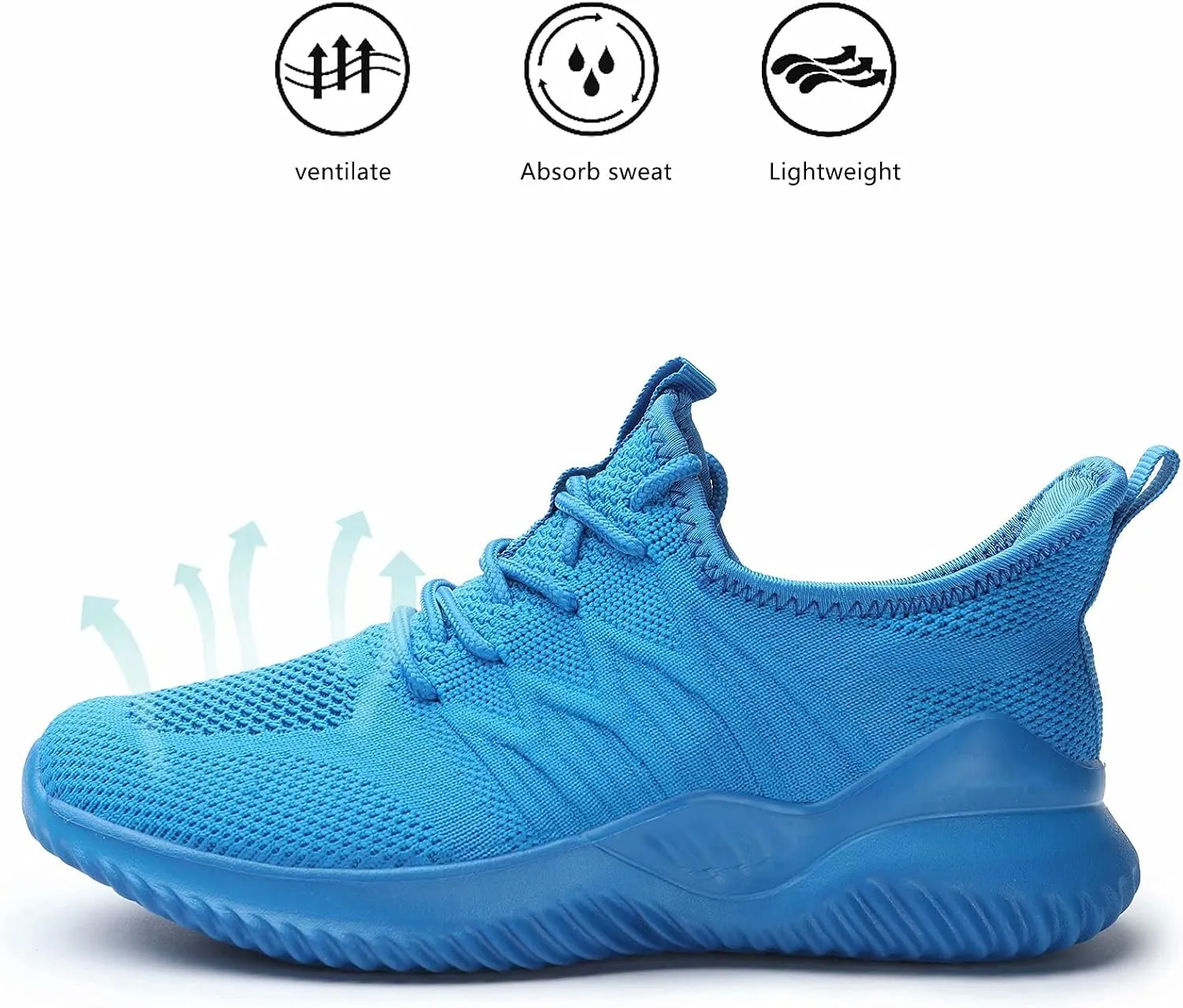 Women's Ladies Tennis Shoes Running Walking Sneakers Work Casual Comfor Lightweight Non-Slip Gym Trainers