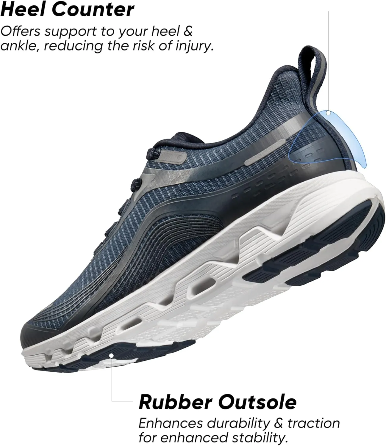 Women's Walking Shoes Running Shoes MovePlush Comfortable Non-Slip Breathable Lightweight Jogging Athletic Workout Gym Cross Trainer Sneakers