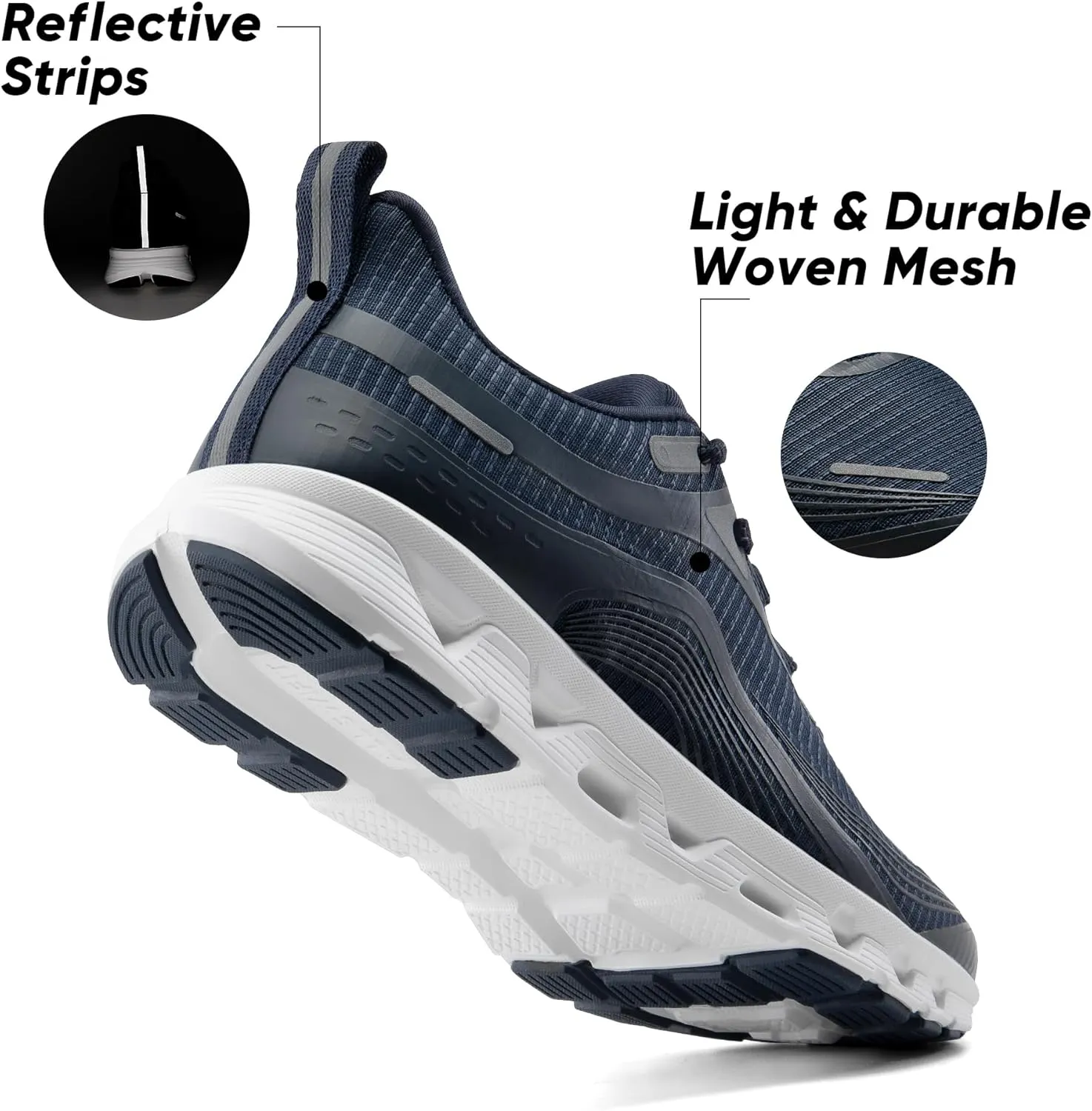 Women's Walking Shoes Running Shoes MovePlush Comfortable Non-Slip Breathable Lightweight Jogging Athletic Workout Gym Cross Trainer Sneakers