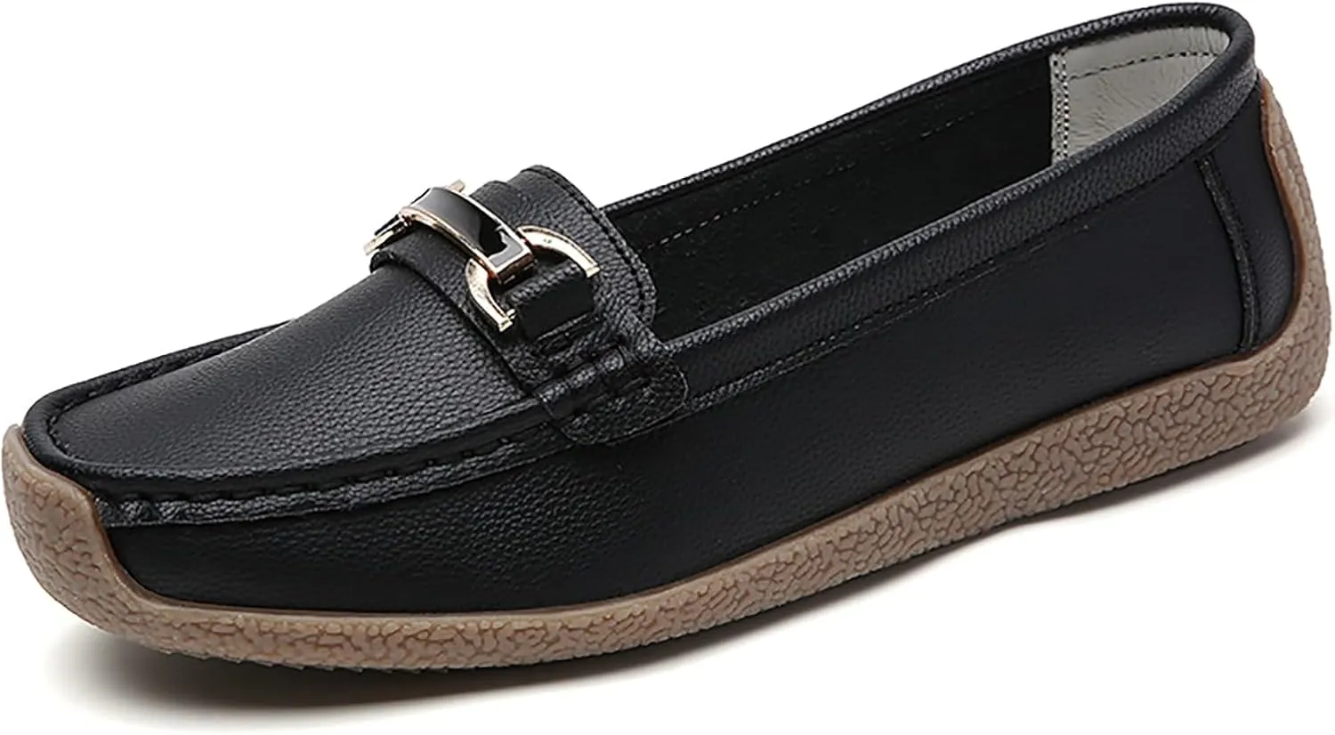 Women's Wide Width Loafers Comfort Slip on Shoes Walking Shoes for Ladies Mocassins Driving Shoe