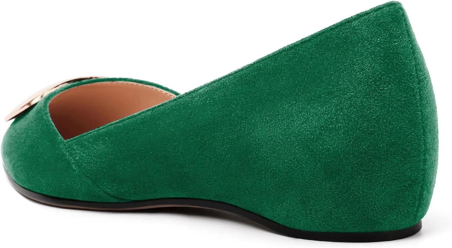 YODEKS Women Flats Low Heel Slip On Closed Pointed Toe Dress Ballet Flat Shoes