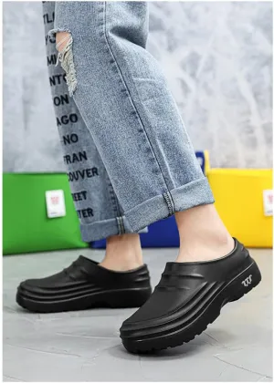 YTINGNICE Men's/Women's Plush Lined Chef Shoes, Ideal Work Shoes for Kitchens, Anti-Slip, Oil-Resistant, Odor-Resistant