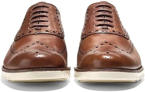 ZEROGRAND Men's Wingtip Oxford