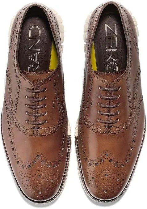 ZEROGRAND Men's Wingtip Oxford