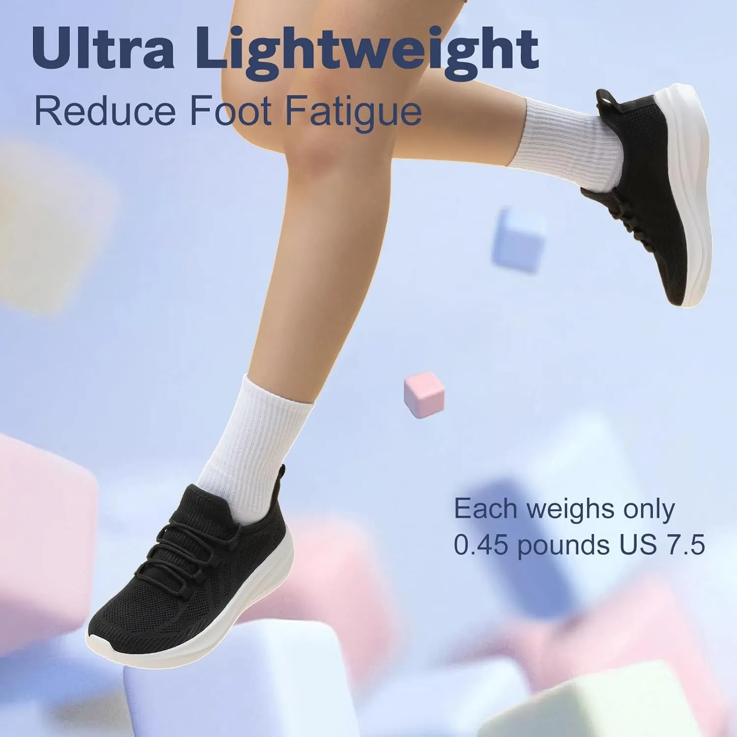 ZOVE Wide Toe Box Shoes Women Extra Wide Width Tennis Sneakers Ultra Light Running Shoes for Women Non-Slip Diabetic Walking Gym Workout Trainer