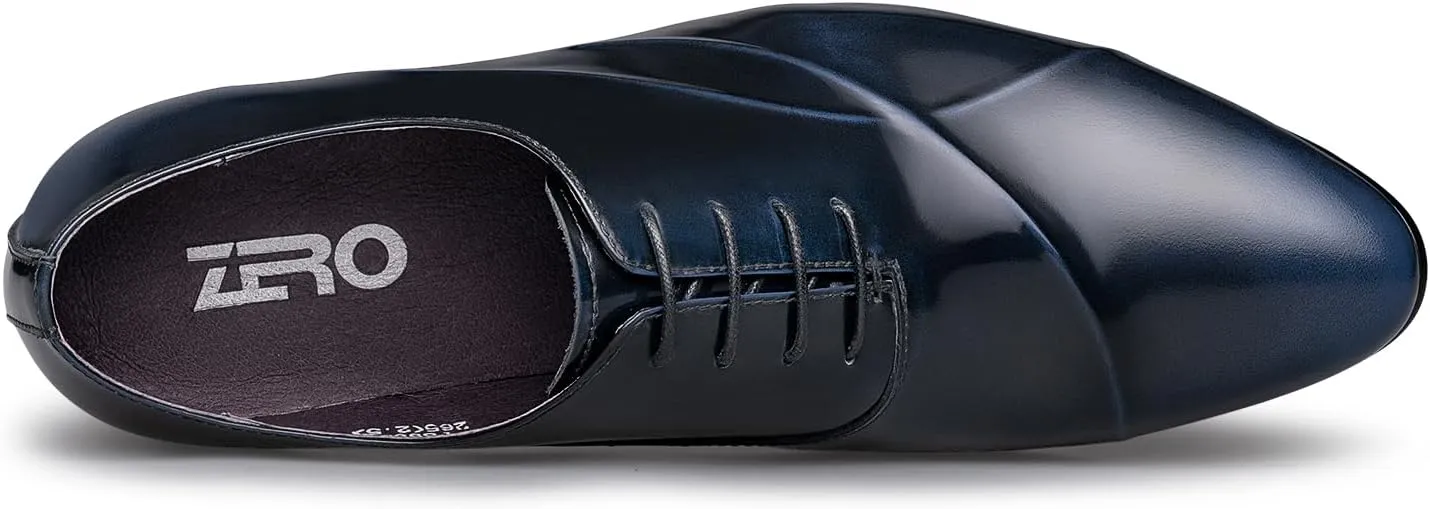 ZRO Men's Lace Up Formal Modern Oxford Dress Shoes